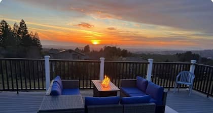 Private Estate with Million Dollar Views in the Heart of the S. F. Bay Area.