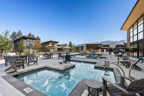 Pool - NEW! Spacious 3BR, 3.5b, Hot Tub, Fire Pit, Pool! (Whitefish)