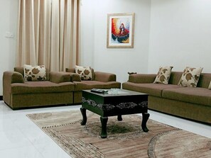 Sitteområde i lobbyen