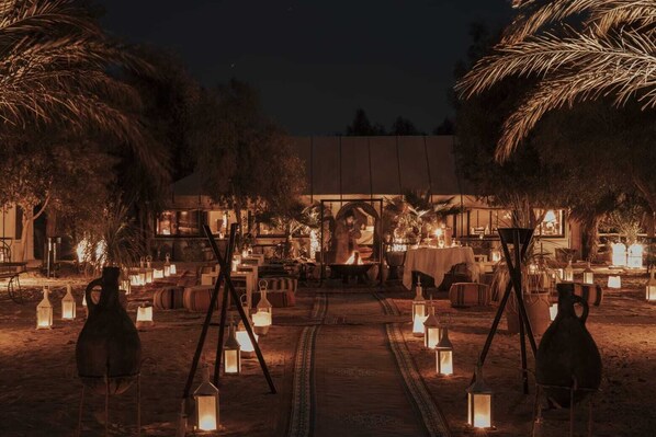 Área para banquetes al aire libre