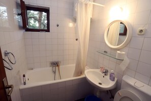 Enjoy a refreshing soak in the bathtub or invigorating shower.
