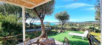 Moon House 350mt from the beach Sea view Garden Free private parking 