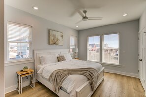 3 soverom, strykejern/-brett, wi-fi og sengetøy