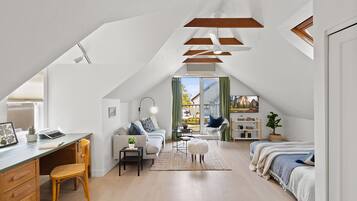 1 habitación, tabla de planchar con plancha, wifi y ropa de cama