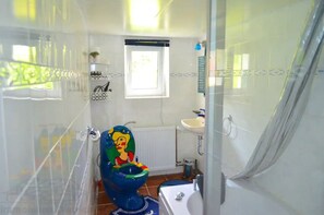 Douche, papier toilette