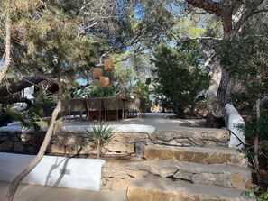 Outdoor dining - Villa "Sunset View" with Private Pool, Private Terraces & Large Garden (Sant Antoni de Portmany)