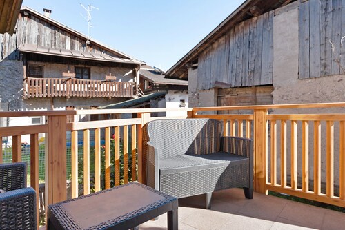 Apartment 'Goldener Schnee Tesero' with Mountain View, Private Terrace and Wi-Fi