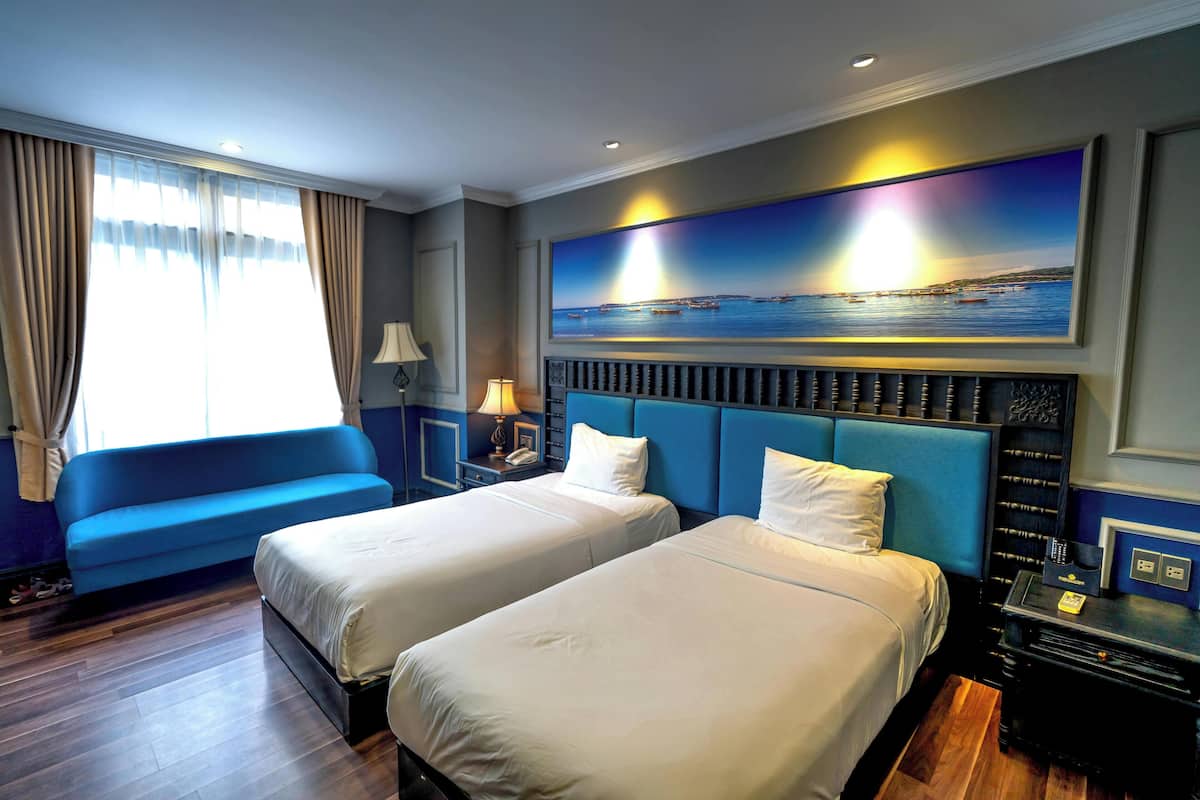 Deluxe driepersoonskamer | 1 slaapkamer, lakens van Egyptisch katoen, luxe beddengoed