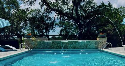 Luxury waterfront home and event space with pool minutes from Savannah & beach.