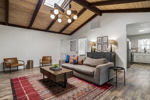 Smart TV, foosball, table tennis, books