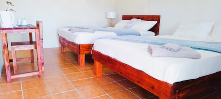 City Double Room, Multiple Beds, Ground Floor | Desk, blackout drapes, iron/ironing board, free WiFi