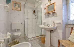 Shower, hair dryer