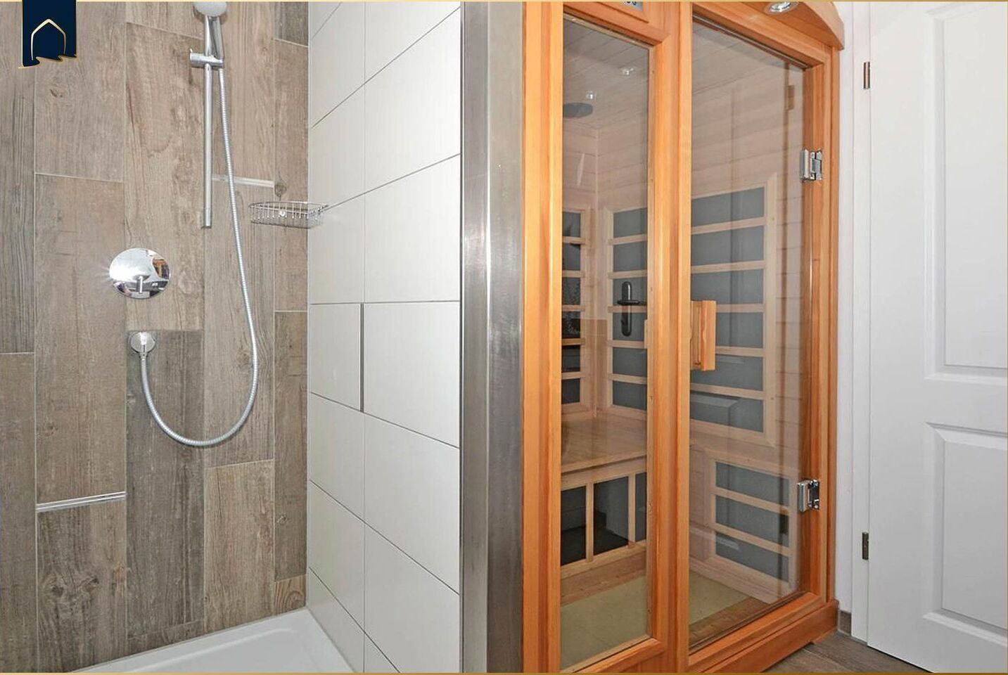 Douche, sèche-cheveux
