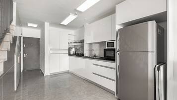 Apartment | Private kitchen | Fridge, microwave, oven, espresso maker