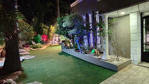 Front of property – evening/night