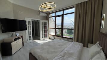 1 dormitorio, tabla de planchar con plancha, wifi gratis y ropa de cama