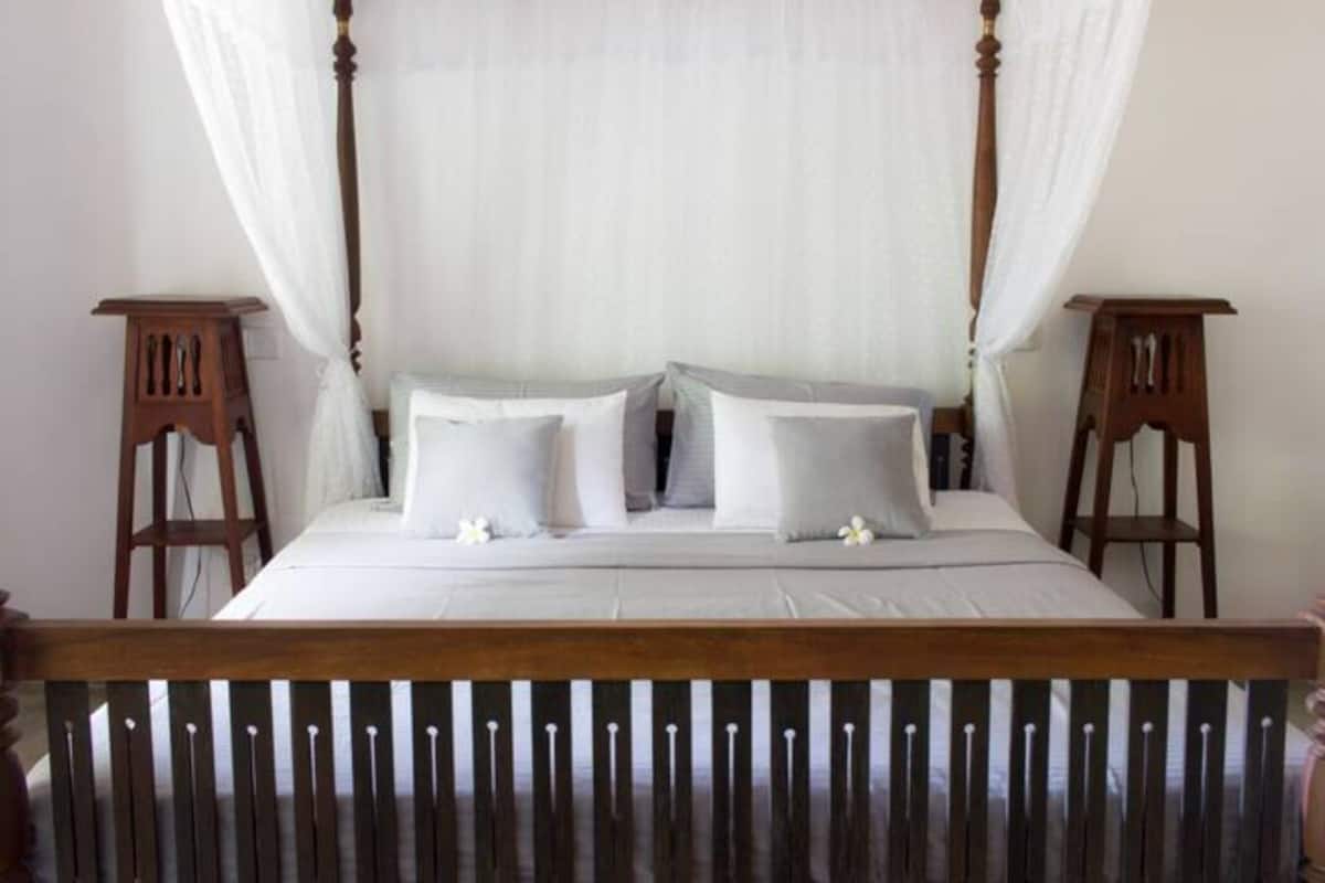 Kamar Double Deluks, 1 Tempat Tidur Queen, AC, pemandangan kebun | Ruang kerja ramah laptop dan Wi-Fi gratis