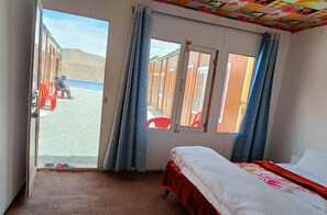 Uitzicht vanuit accommodatie