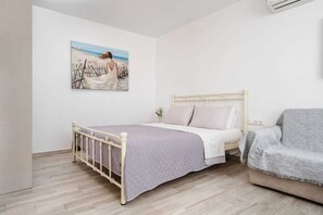 1 間睡房、熨斗/熨衫板、Wi-Fi、床單