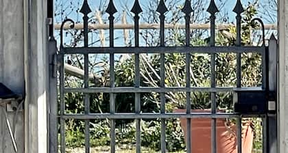 Beachfront villa with pool