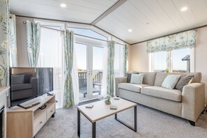 TV connectée, cheminée