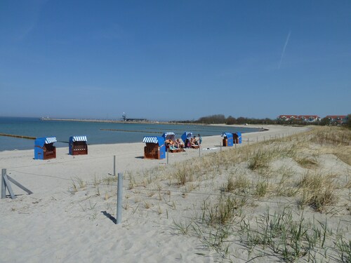 Strandnahes Appartement mit Yachthafenblick "fischerhus"