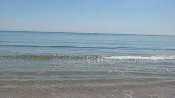 Vlak bij het strand