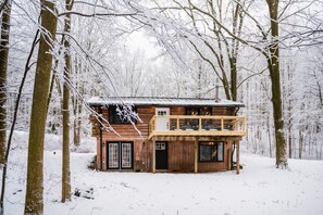 Exterior - Secluded Naples Cabin w/ Deck & Stream Views (Naples)