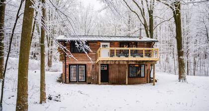 Secluded Naples Cabin w/ Deck & Stream Views