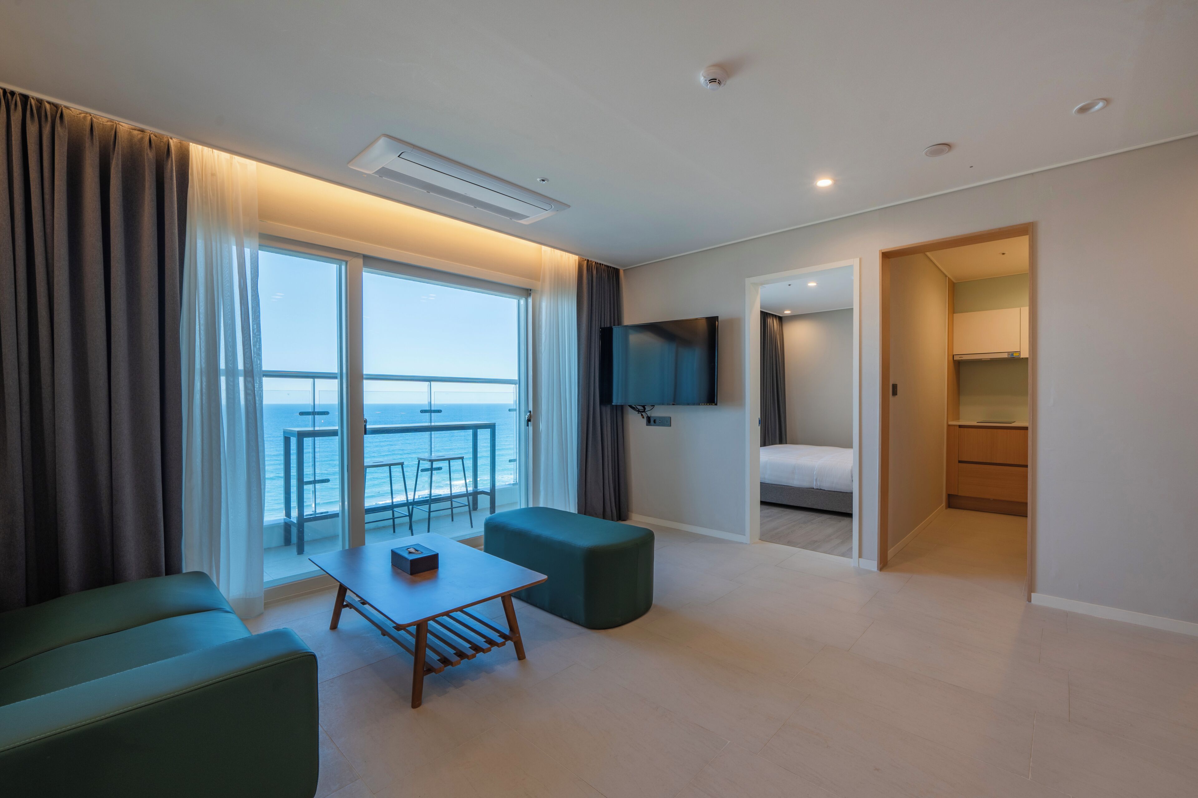 슈페리어  패밀리 더블룸, 침실 2개, 바다 전망 | 객실에서 보이는 전망