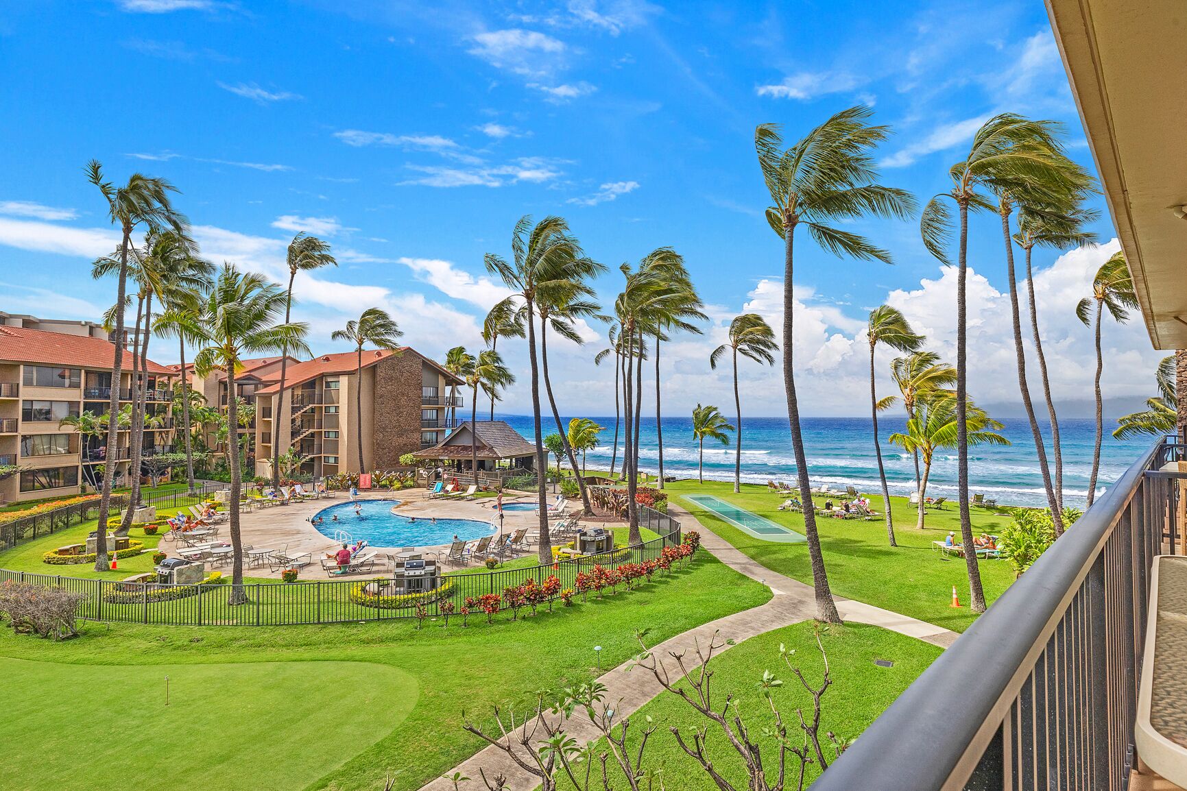 Massive Ocean and Outer Island Views from Papakea 2 Bedroom in West Maui
