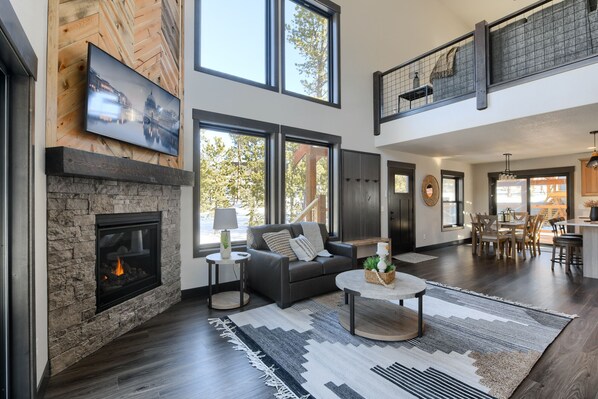 Smart TV, fireplace - New 3-Level Property with Paved Roads, Open Floor Plan, Clubhouse Access! (Lead)