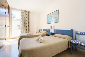 4 habitaciones, internet y ropa de cama 
