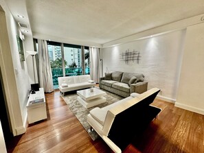 Smart TV, ping pong, books
