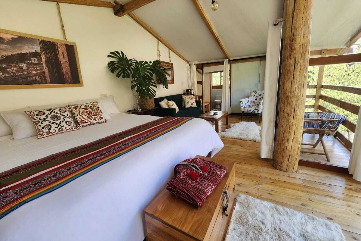 Suite – deluxe | Blendingsgardiner og sengetøy