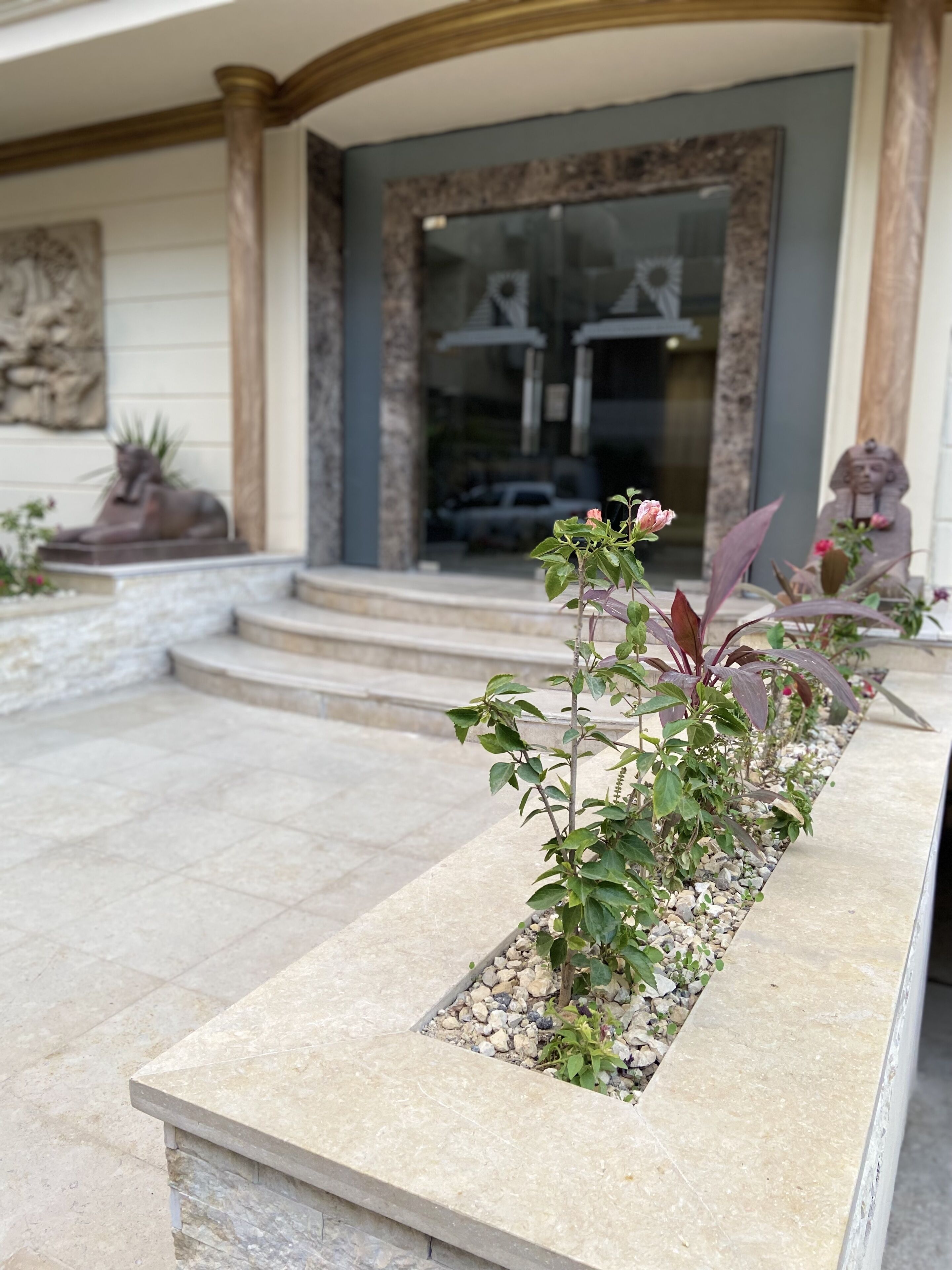 ด้านหน้าที่พัก