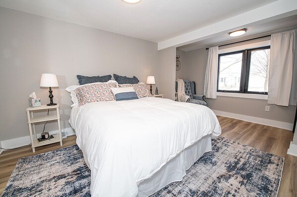 3 bedrooms, iron/ironing board, travel cot, free WiFi