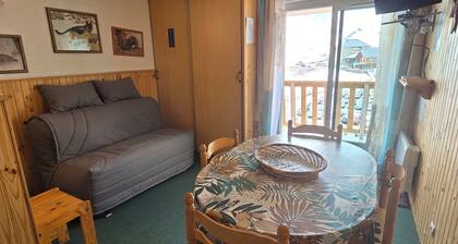 Studio la Mongie 4 Personnes au Pied des Pistes Parking Couvert Sécurisé