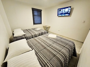 2 habitaciones, wifi gratis y ropa de cama