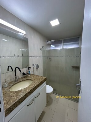 Towels, soap, toilet paper