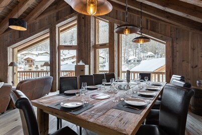 Superbe Chalet Fornet 5*/14P/270m²/SPA /6 bedrooms/Parkings