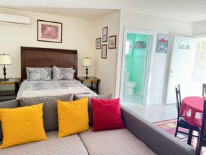 Iron/ironing board, travel cot, free WiFi, bed sheets