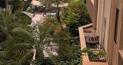 Relaxing Kailua-Kona 2 bed/2 bath condo with central AC across street from beach