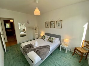 3 slaapkamers, een strijkplank/strijkijzer