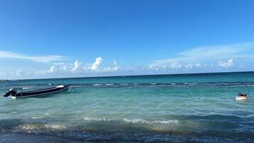 Sun loungers, beach towels