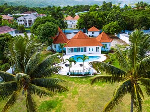 Exterior - Newly Renovated!! COCO PALMS - Exclusive villa with private pool/beach access.  (Mammee Bay, Mammee Bay Estates)