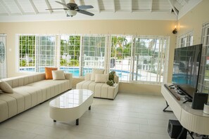 Interior - Newly Renovated!! COCO PALMS - Exclusive villa with private pool/beach access.  (Mammee Bay, Mammee Bay Estates)