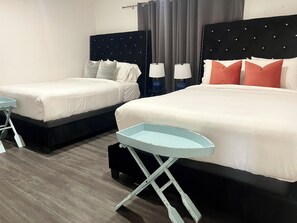 2 bedrooms, in-room safe, iron/ironing board, travel crib