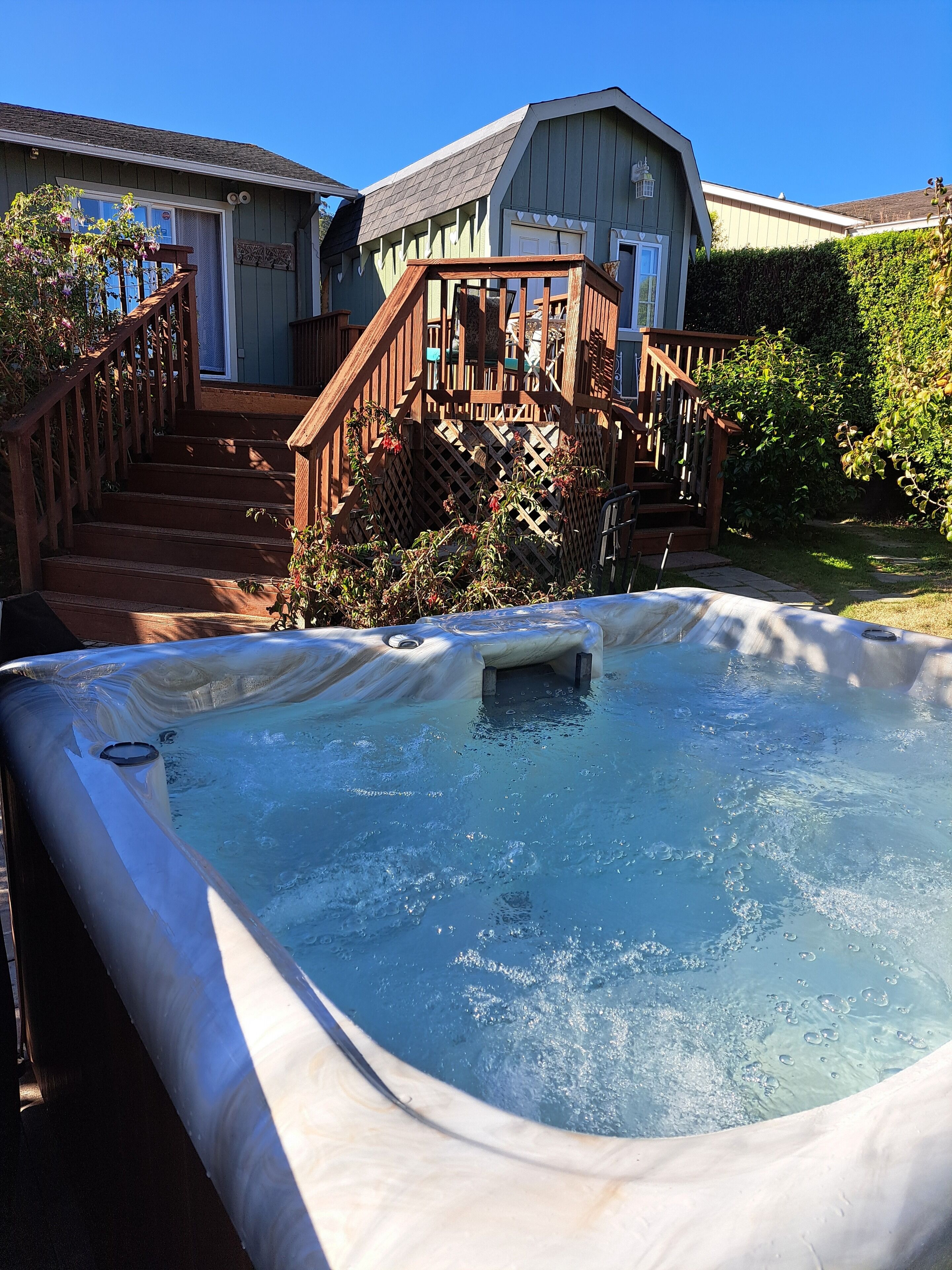 Bain à remous extérieur