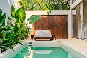Pool - Design Villa With Palapa Roofs, High Ceilings and 9 Meters private Pool (Tulum)